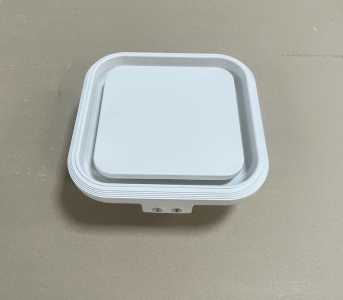 Диффузор под покраску скрытого монтажа SECRET SOFT FRAME 100/90 с приточно-вытяжным вентилятором